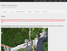 Tablet Screenshot of mikesinventions.com